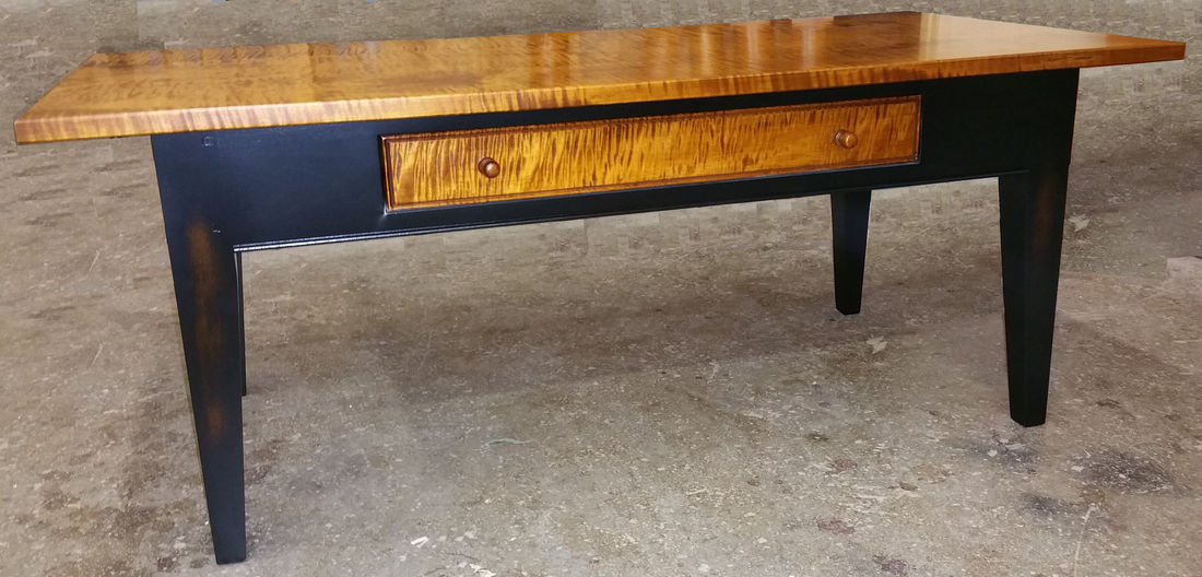 through-drawer coffee table